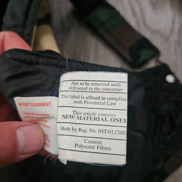 Dickies Kids Camo Insulated Overalls Green Brown Workwear – Boys 6-7 - Picture 9 of 11